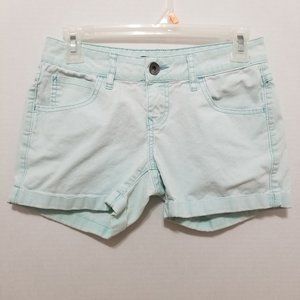 Outfitters Nation shorts XS colored denim jean cuffed shortie summer low rise